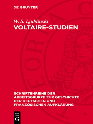 cover image of Voltaire-Studien